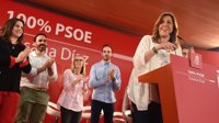Susana Díaz se compromete a trabajar para derogar la reforma laboral