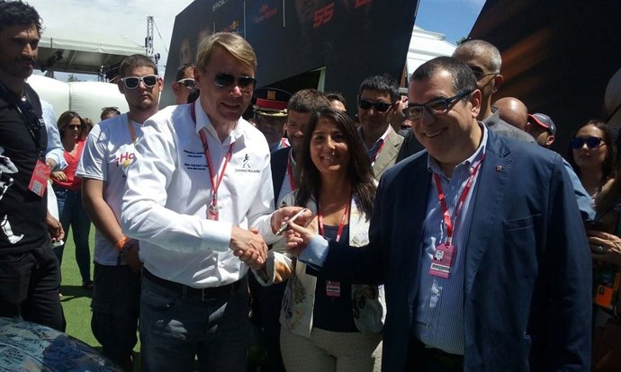 Jordi Jané, Eugenia Doménech i Mika Häkkinen