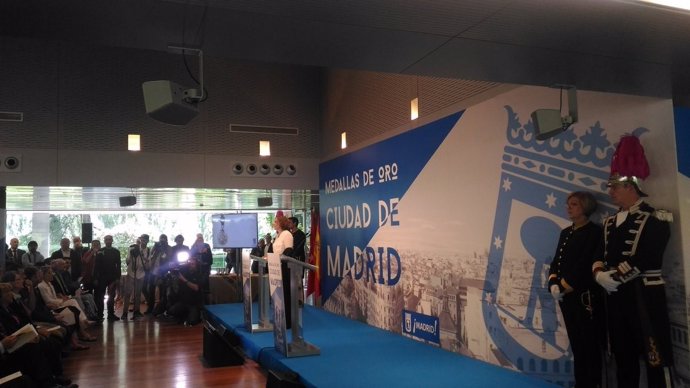 Acto de entregas de las Medallas de la ciudad de Madrid