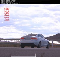 Imputado un conductor que circulaba a 213 km/h en Ablitas y dio positivo en drogas