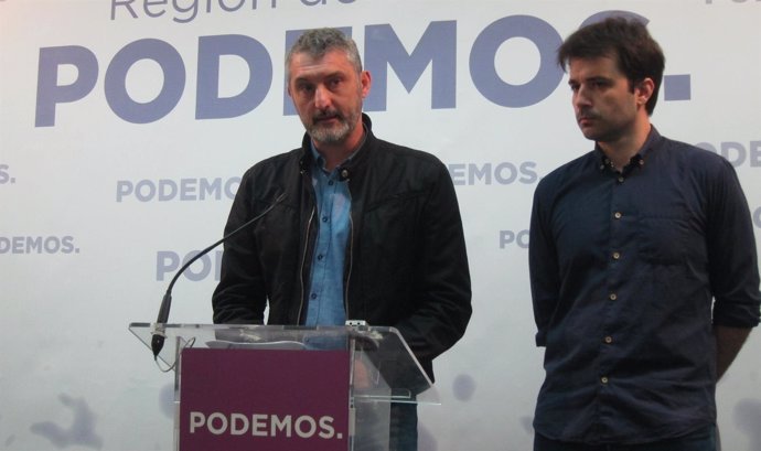 Óscar Urralburu y  Javier Sánchez (Podemos)