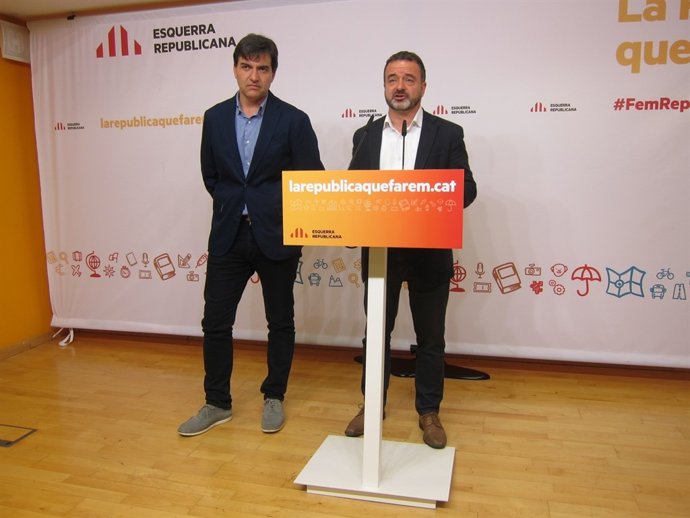 Sergi Sabrià, Alfred Bosch (ERC)