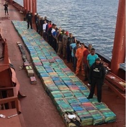 Incautación de cocaína