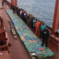 Policía española y ecuatoriana interceptan 5.529 kilos de cocaína