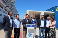 Bernabé destaca que "más de un millón de cruceristas han llegado a Cartagena en la última década"