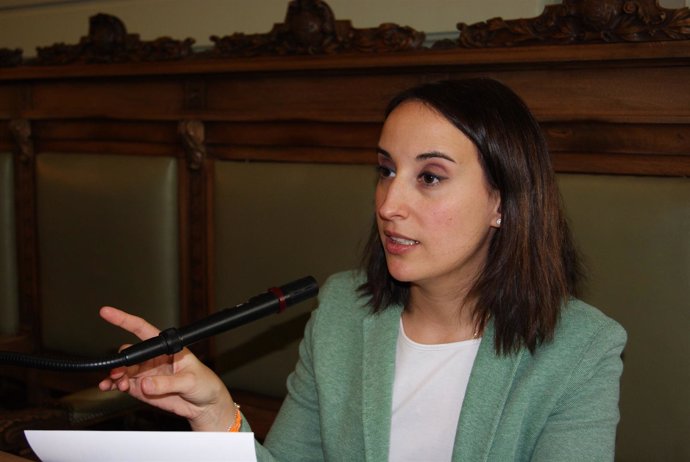 Pilar Vicente, portavoz de Cs en el Ayuntamiento de Valladolid. 