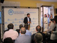 Borja García: "Ha llegado el momento de dar un nuevo impulso al partido con los afiliados en el centro"