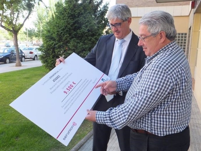 SErunión dona 9.500 euros a Atades Huesca