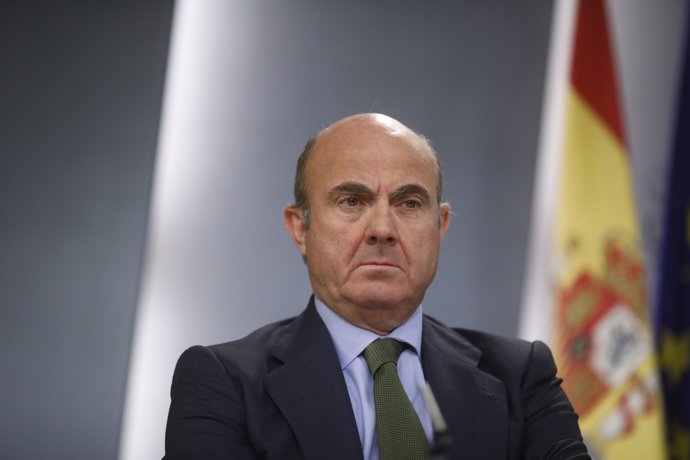 Luis de Guindos després del Consell de Ministres