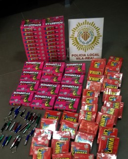 Material intervenido en Vila-real 