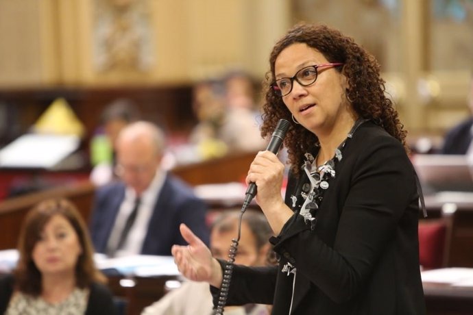 Cladera interviene en el pleno del Parlament