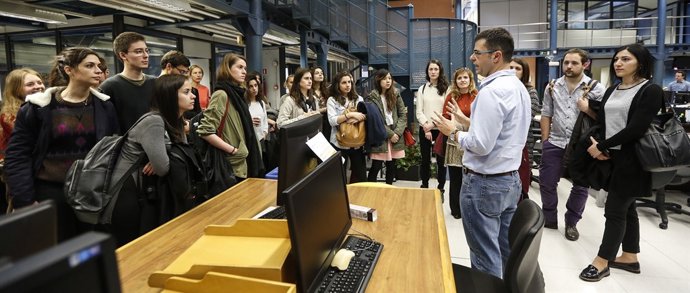 Visita al diario de los estudiantes