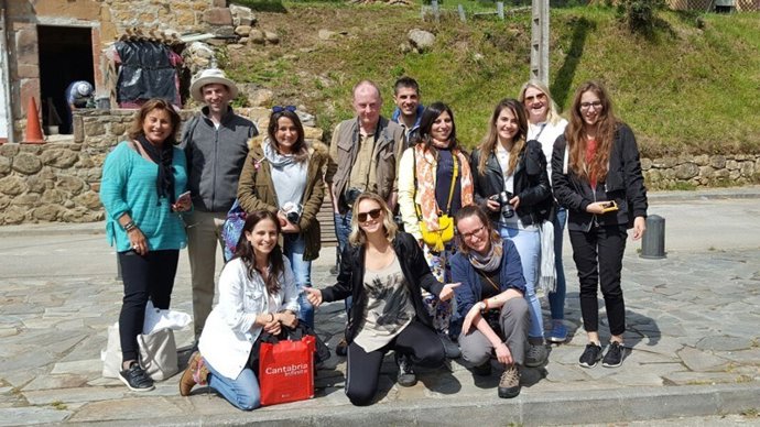 Blogueros internacionales en su visita a Cantabria