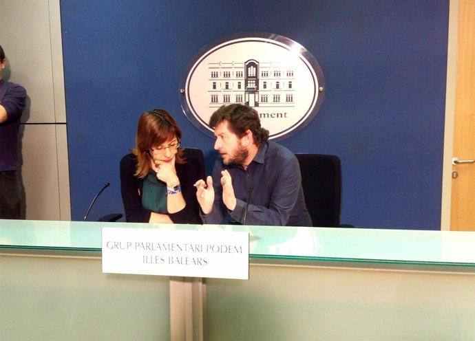 Jarabo y Camargo en el Parlament