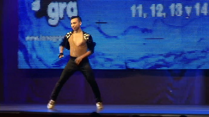 Actuación del Campeonato Mundial de Pasos Libres.