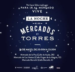 La 'Nit dels Mercats' arriba a Madrid