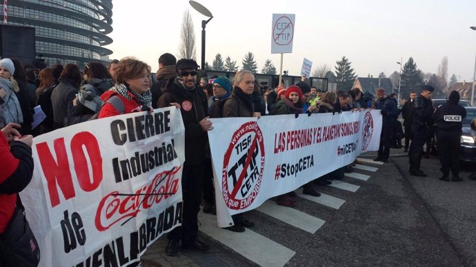 Movilización contra el CETA