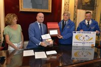 El alcalde de Antequera recibe a la comisión evaluadora de la candidatura a Ciudad Europea del Deporte 2018