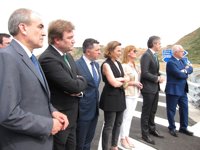 De la Serna y Ceniceros destacan el aumento de la "seguridad vial" que supone enlace de la LO-20 y la N-232 con la AP-68
