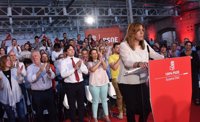 Susana Díaz garantiza que unirá al PSOE "con generosidad" y asegura que "la socialdemocracia no está en crisis"