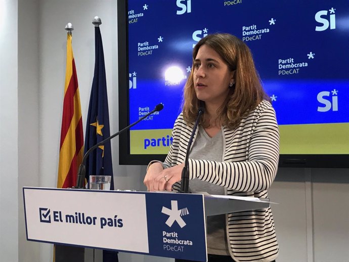 La coordinadora general del PDeCAT, Marta Pascal