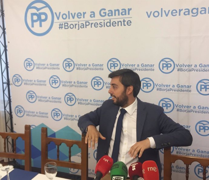 El precandidato a la Presidencia del PP de Valladolid Borja García Carvajal