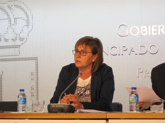 La consejera de Servicios y Derechos Sociales, Pilar Varela 