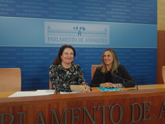 Carmen Crespo y Marifrán Carazo, hoy en rueda de prensa