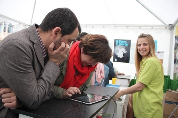 Soria.- Ana Alegre realiza una encuesta