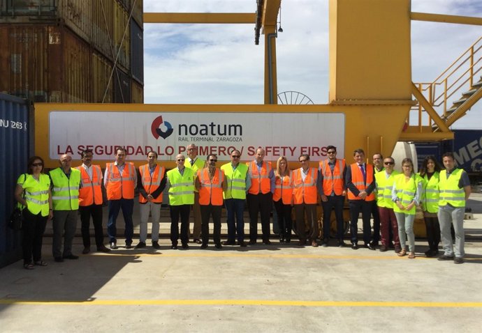 Visita a la plataforma ferroviaria de PLAZA