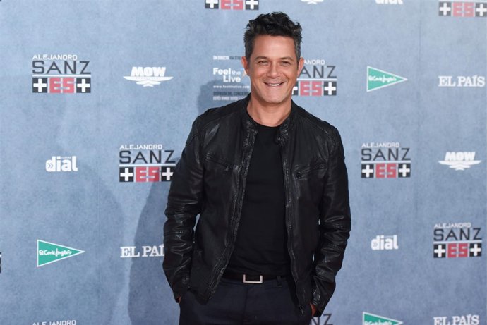 Alejandro Sanz presenta su proximo concierto en el Estadio Vicente Calderon de M