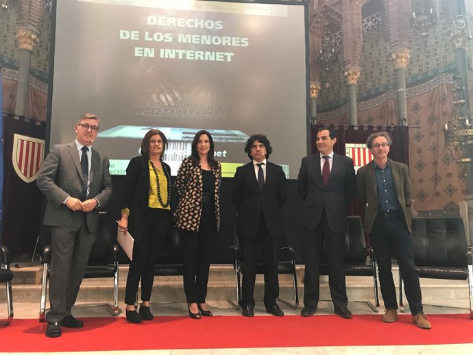 Secretaris d'Estat M.Marín, C.Sánchez, M.Garcés, J.A.Nieto i J.M.Lassalle