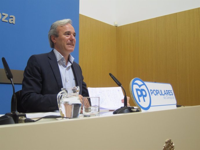 El concejal Jorge Azcón (PP)                            