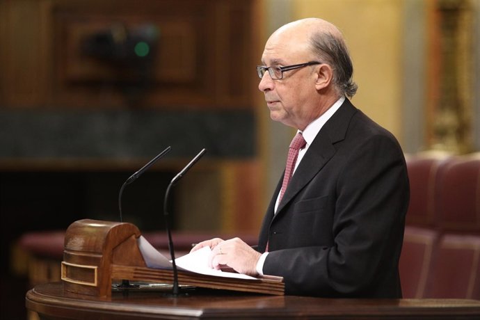 Cristóbal Montoro en el Congreso de los Diputados