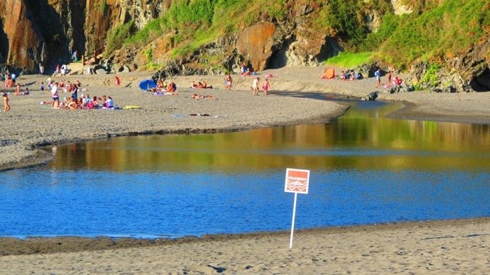 Vertidos en la Playa de Frexulfe, Navia 