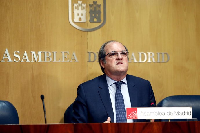 Ángel Gabilondo, portavoz del PSOE en la Asamblea de Madrid