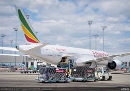 La ayuda humanitaria en el último A350 XWB de  Ethiopian Airlines