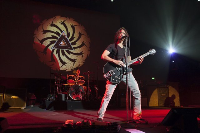 Chris Cornell of Soundgarden performs at the 02 Brixton Academy, London