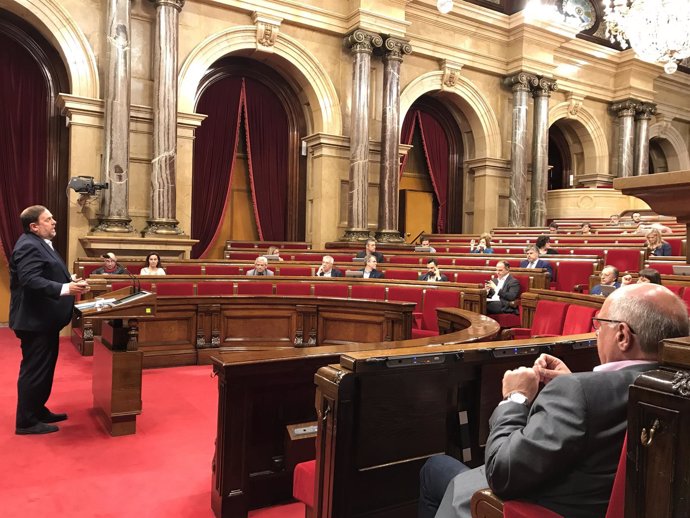 El vicepresidente del Govern, Oriol Junqueras