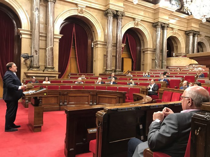 El vicepresident del Govern, Oriol Junqueras