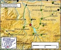 Registrado un terremoto de 3,6 grados en la comarca de Alhama de Granada