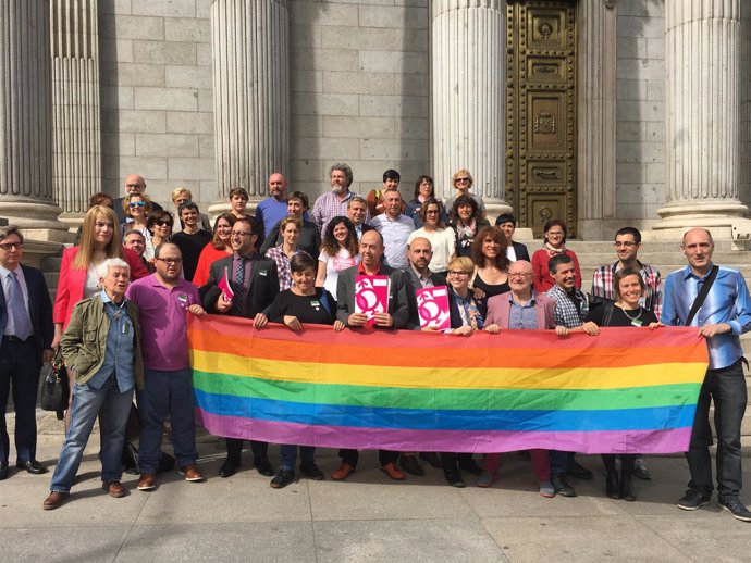 Registro en el Congreso de la Ley de Igualdad LGTBI