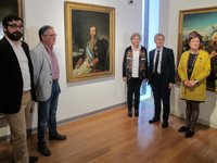 González Menorca presenta en el Museo de La Rioja el cuadro del Marqués de Orovio, del retratista Federico Madrazo 