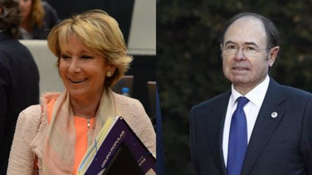 Esperanza Aguirre y Pío García Escudero