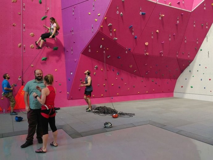 Rocódromo en La Elipa