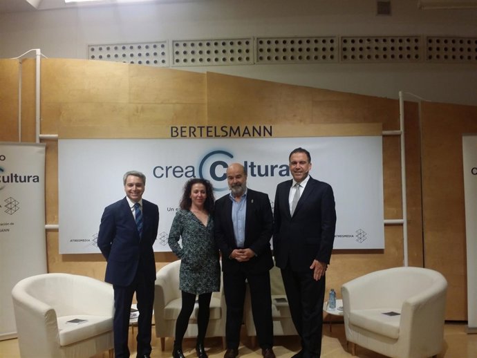 Vicente Vallés, Sandra Hermida, Antonio Resines y Paco Ramos