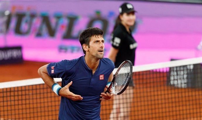 Novak Djokovic celebra una victoria