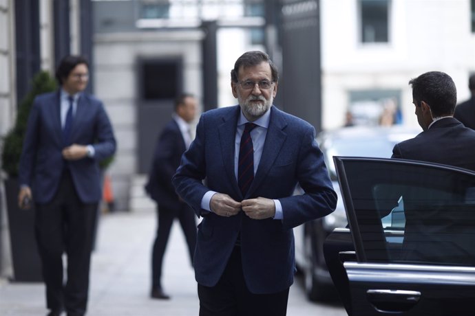 Mariano Rajoy llega al Congreo