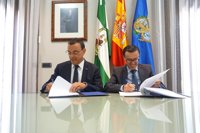 Las diputaciones de Huelva y Badajoz colaborarán en la ejecución de acciones tributarias en ambas provincias