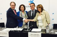 Junta y La Caixa mejoran la calidad de vida de niños en situación de vulnerabilidad social